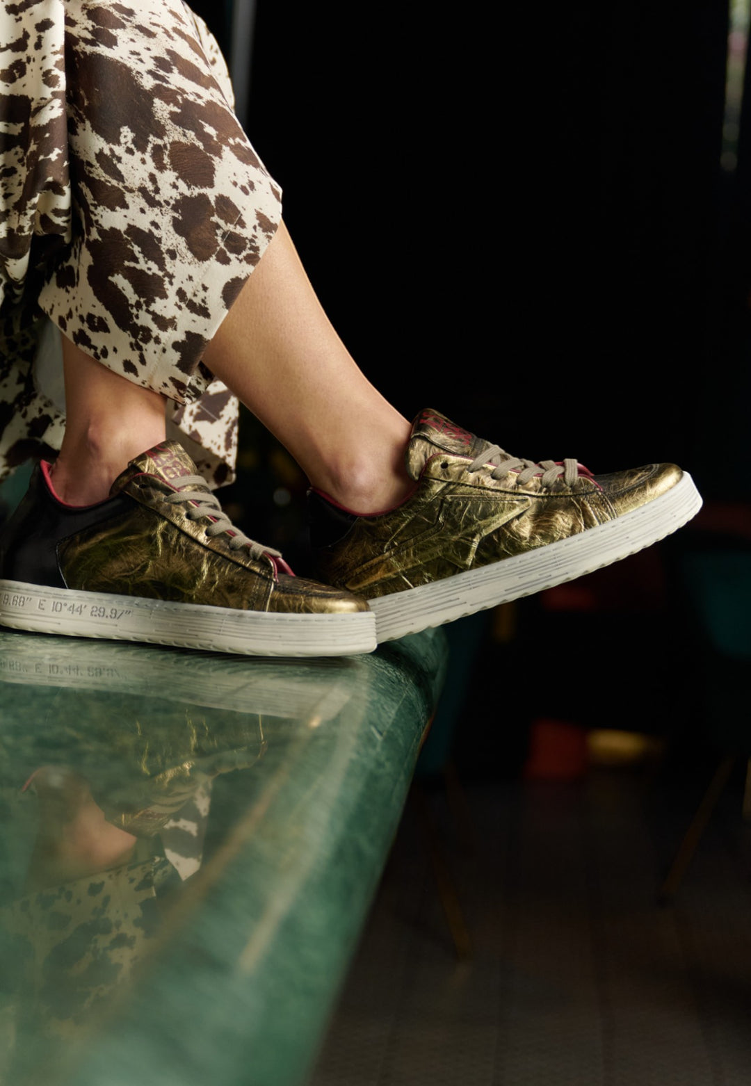 ZAPATILLA ADRIA DIRTY GOLD
