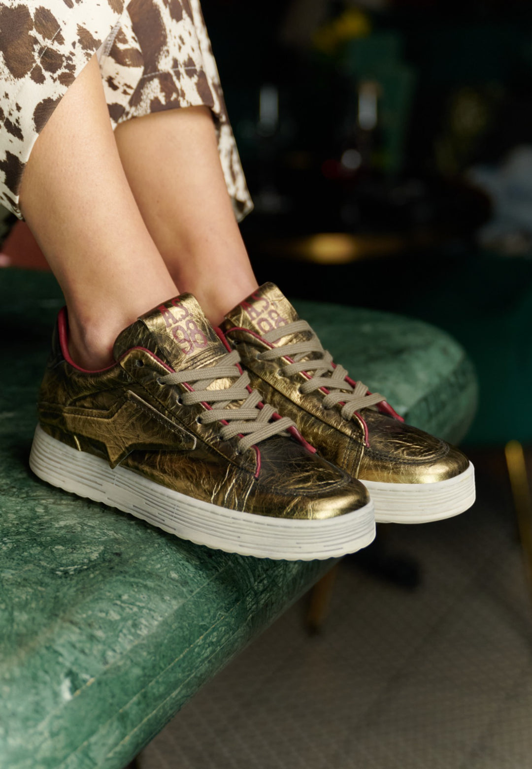 ZAPATILLA ADRIA DIRTY GOLD