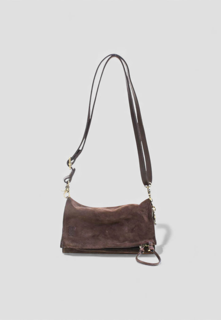 CARTERA MARGARET EBANO SUEDE