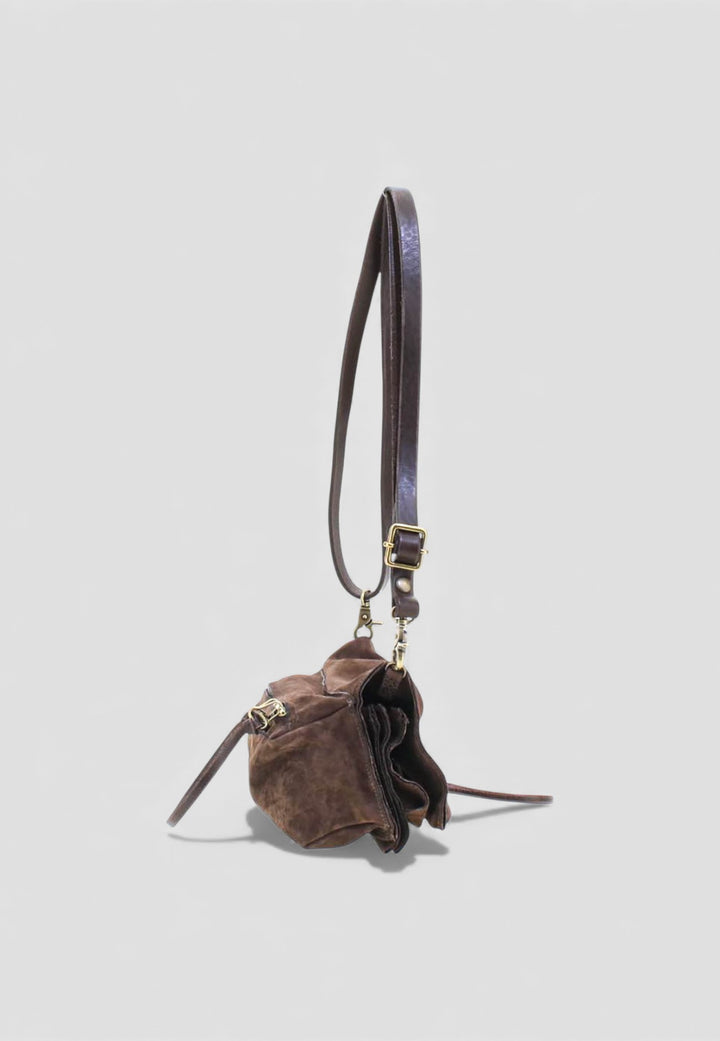 CARTERA MARGARET EBANO SUEDE