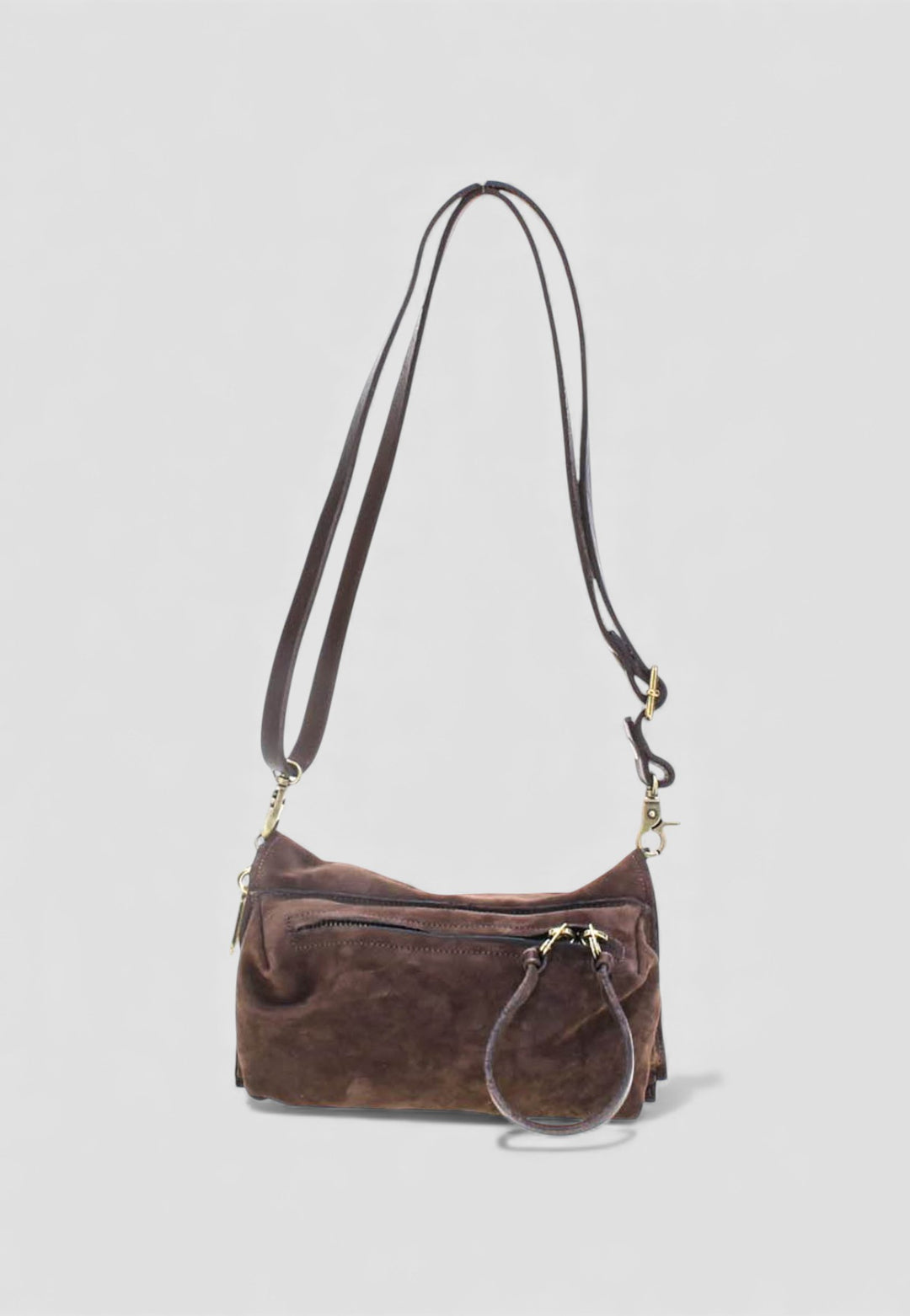 CARTERA MARGARET EBANO SUEDE