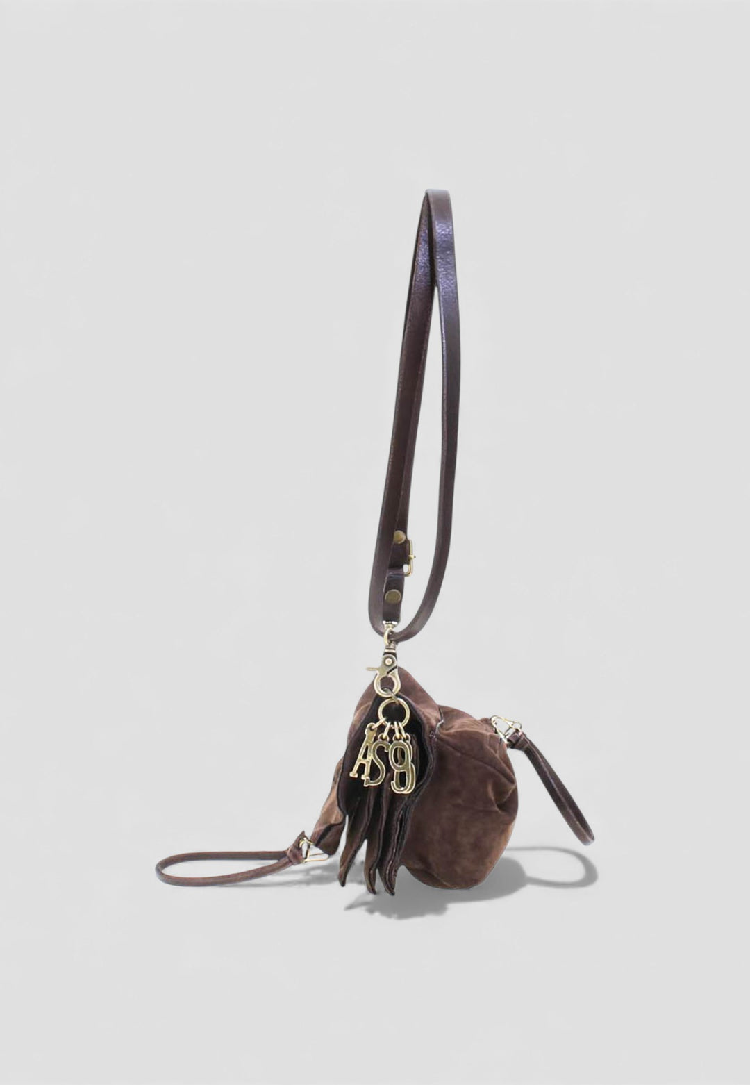 CARTERA MARGARET EBANO SUEDE