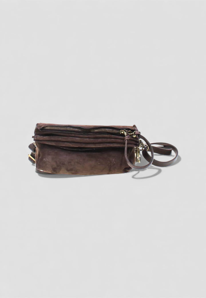 CARTERA MARGARET EBANO SUEDE