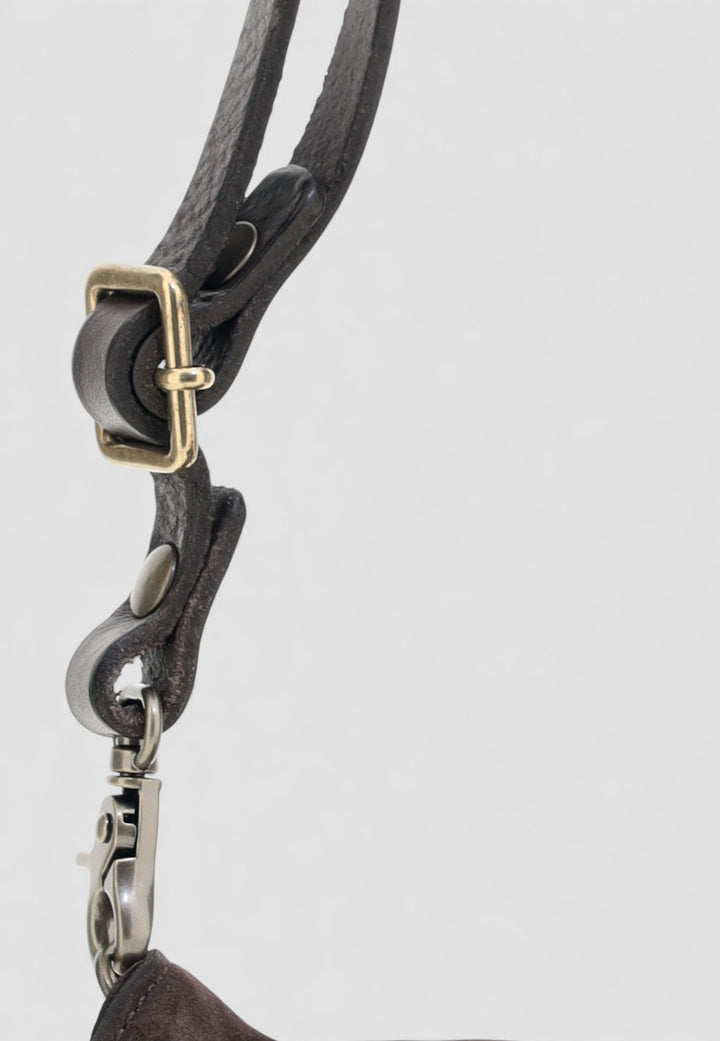 CARTERA MARGARET EBANO SUEDE