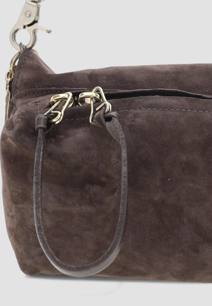 CARTERA MARGARET EBANO SUEDE
