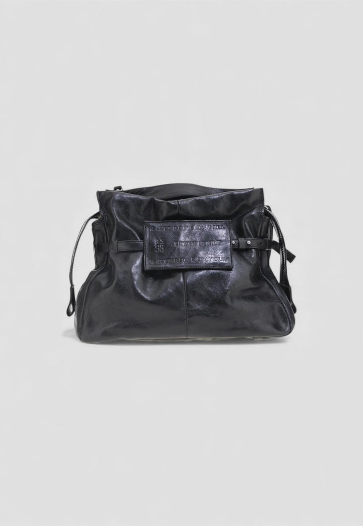 CARTERA LISSE NERO