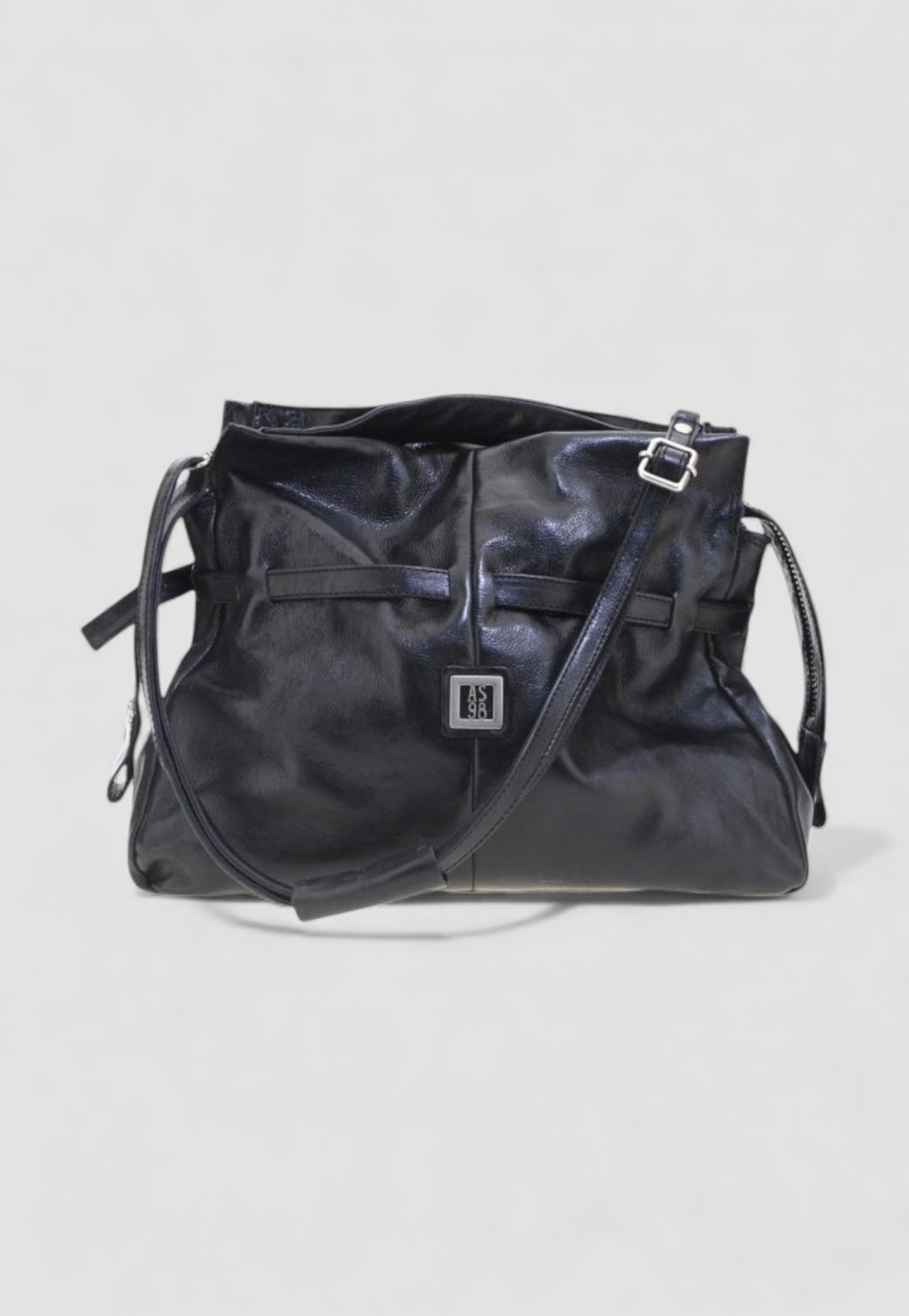 CARTERA LISSE NERO – AS98Chile