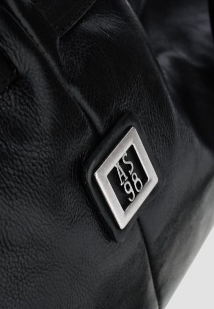 CARTERA LISSE NERO