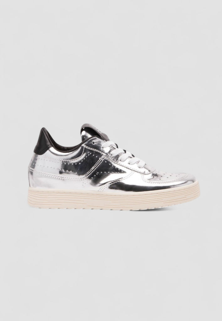 ZAPATILLA OASIS PLATA METALIZADA