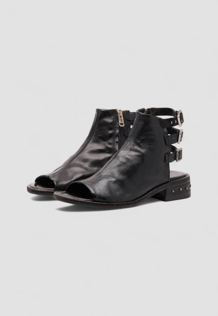 SANDALIA KANSAS NEGRO LISO