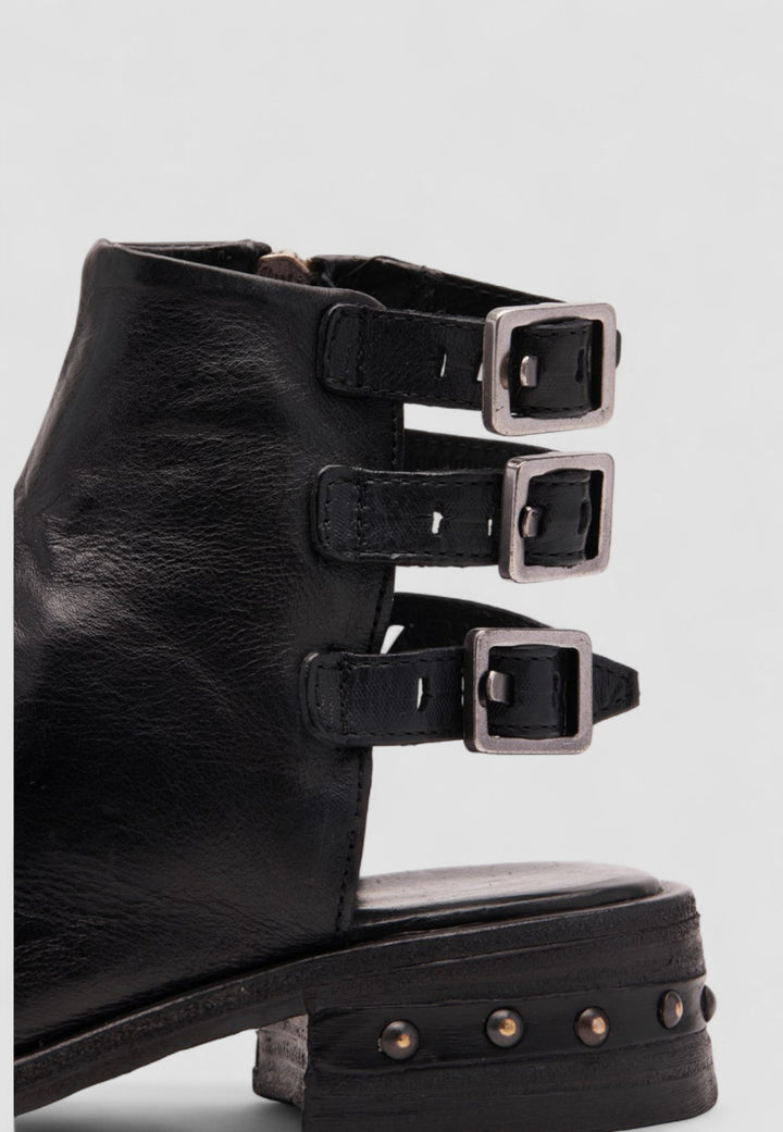 SANDALIA KANSAS NEGRO LISO