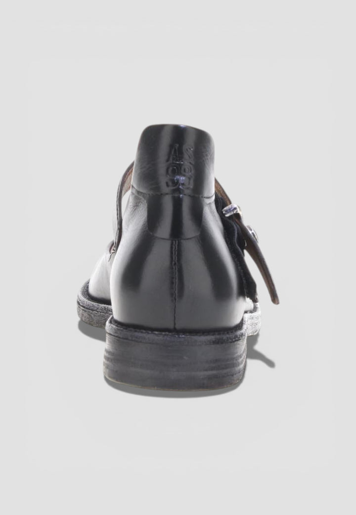 MOCASIN SPLIT NEGRO