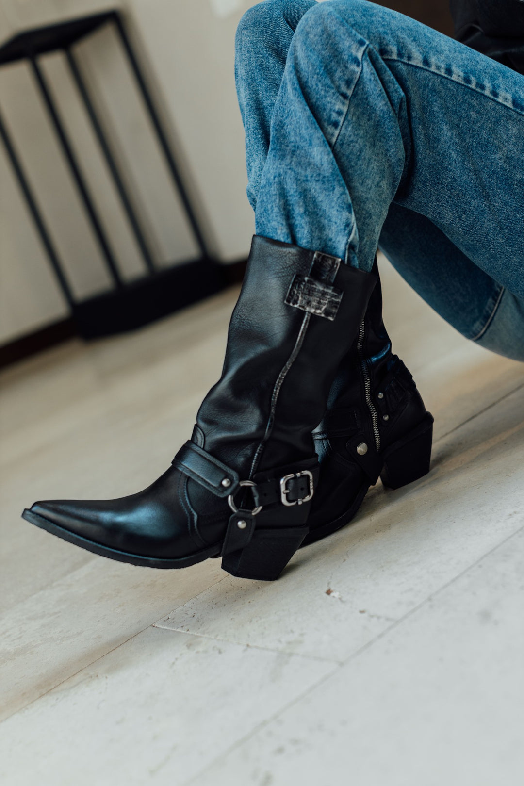 BOTA WESTERN NEGRO