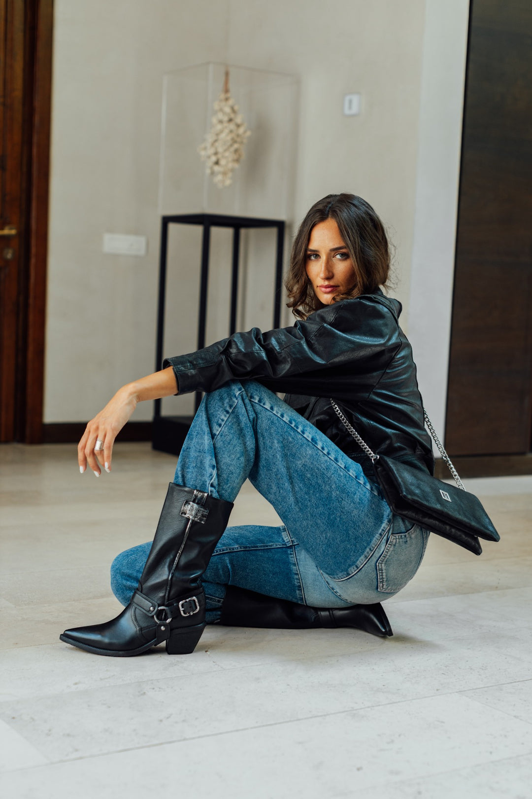BOTA WESTERN NEGRO
