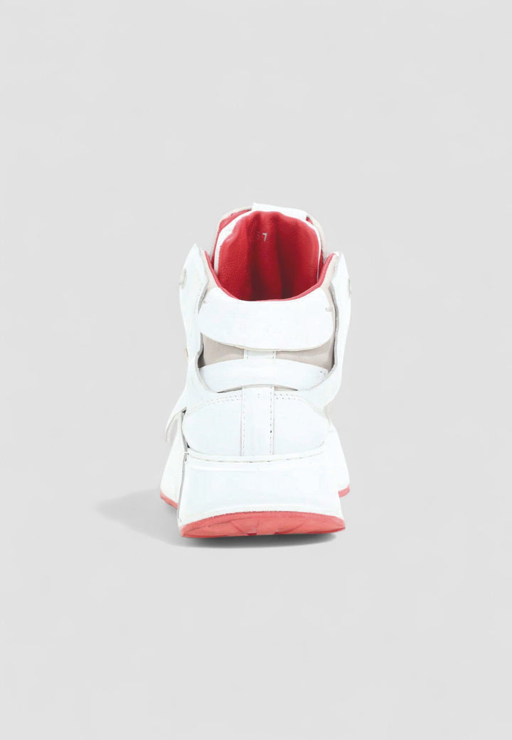 ZAPATILLA HIFI TOP BLANCO/ROJO