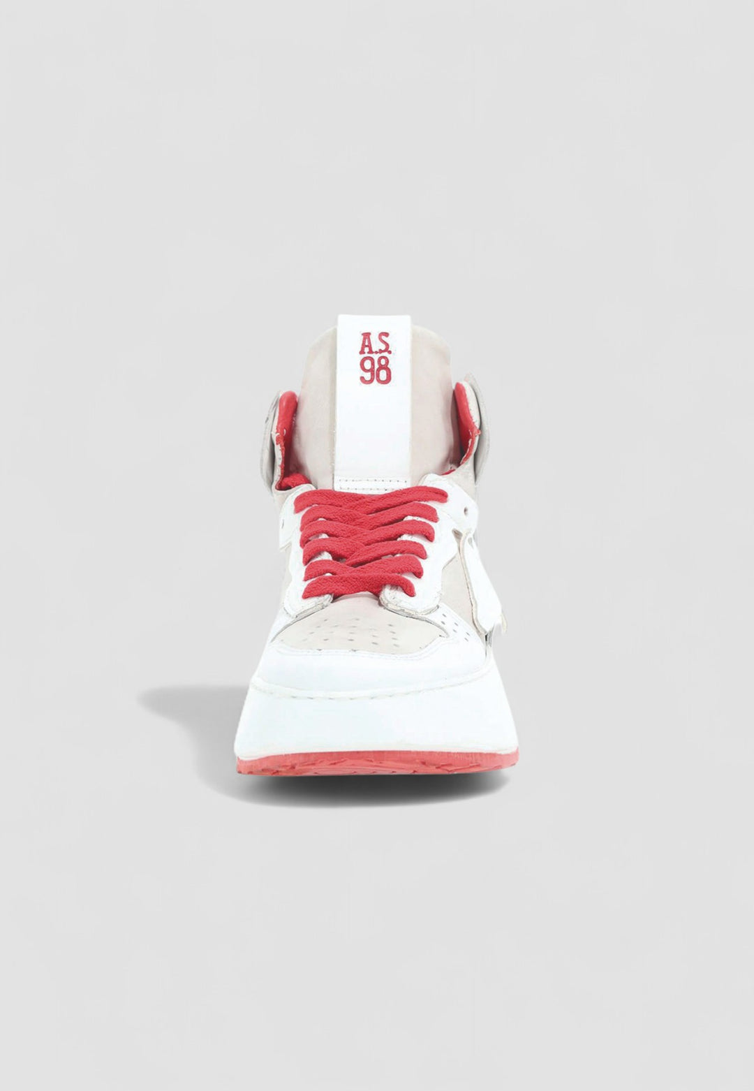 ZAPATILLA HIFI TOP BLANCO/ROJO