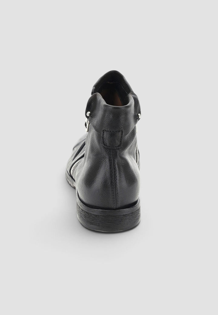 BOTIN ZIPPER NEGRO