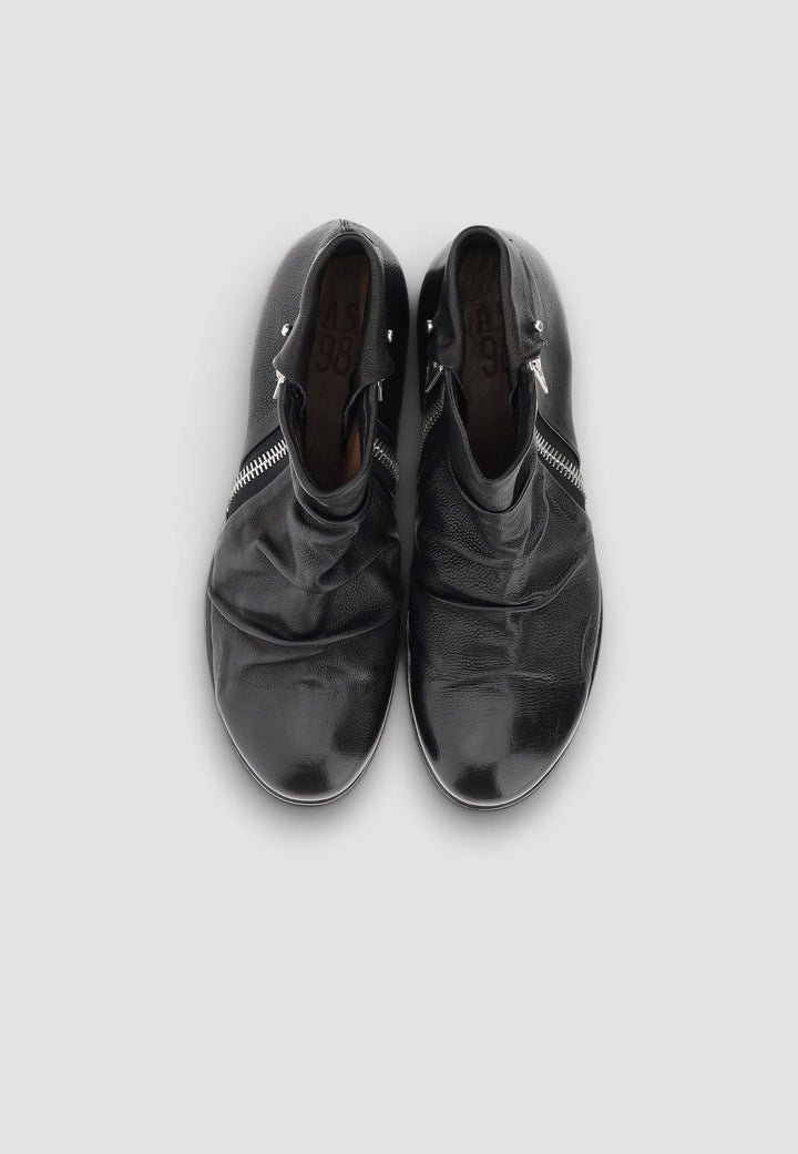 BOTIN ZIPPER NEGRO