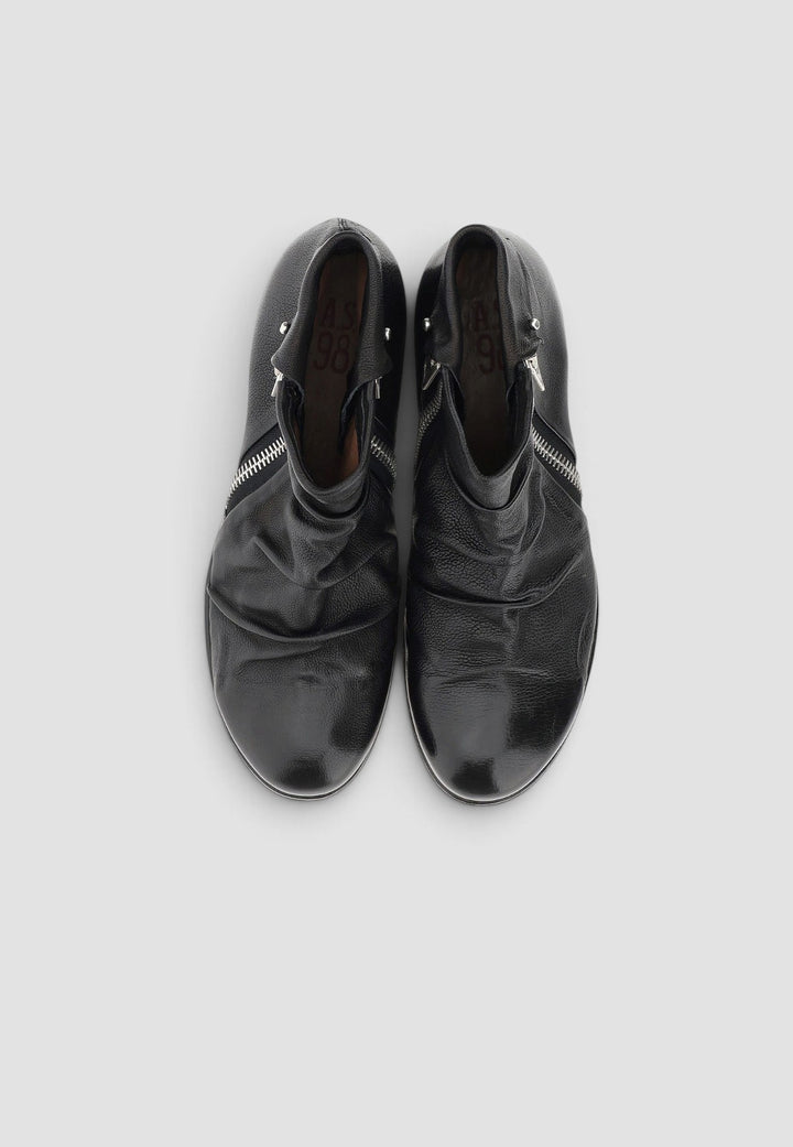 BOTIN ZIPPER NEGRO