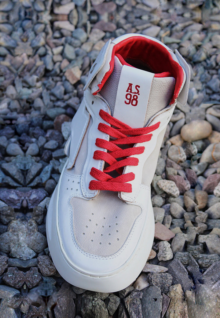 HIFI Top Blanco/Rojo
